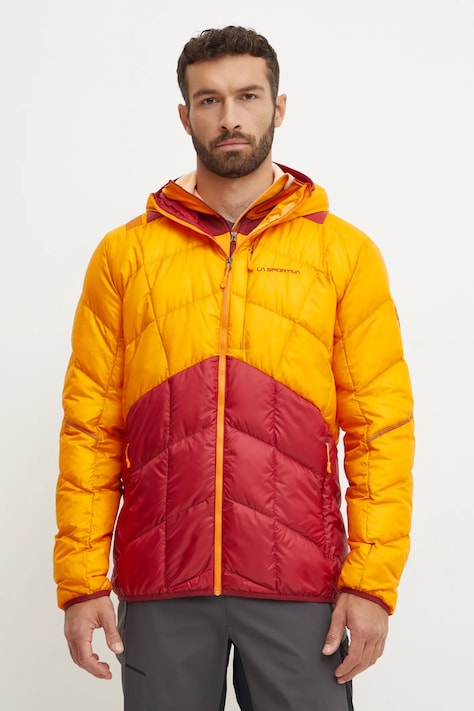 Πουπουλένιο αθλητικό μπουφάν LA Sportiva Pinnacle Down χρώμα: πορτοκαλί, L82102320