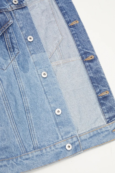 Джинсова куртка ICECREAM Lazer Drip Denim Trucker — AW24-KUM1H9, блакитний — фото 5