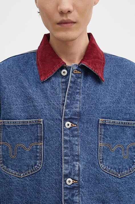 Джинсова куртка ICECREAM Denim Chore — AW24-KUM1HA, темно-синій — фото 4