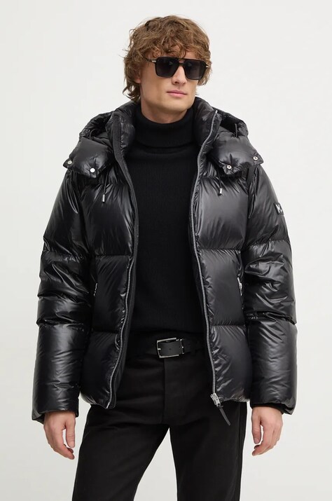 MACKAGE geaca de puf barbati, culoarea negru, de iarna, KENT-Z