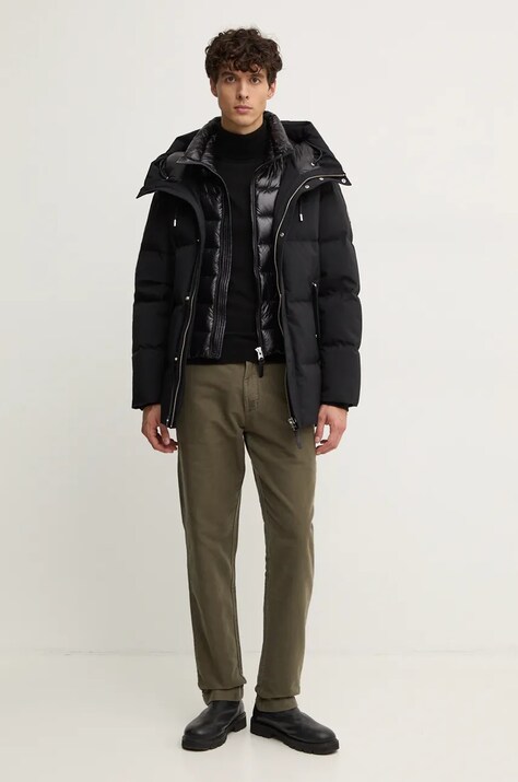 MACKAGE geaca de puf barbati, culoarea negru, de iarna, GRAYDON