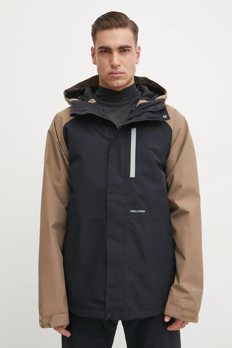 Bunda Volcom Dua Insulated GORE-TEX hnědá barva, G0452503