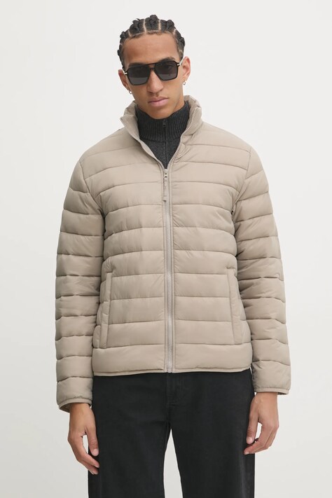 Hollister Co. geaca barbati, culoarea bej, de tranzitie, KI332-4134
