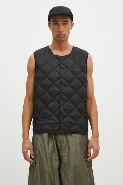 Péřová vesta Gramicci Inner Down Vest černá barva, G4FU.J100.TG