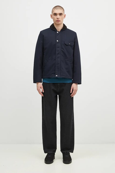 Universal Works giacca uomo colore blu navy  31128