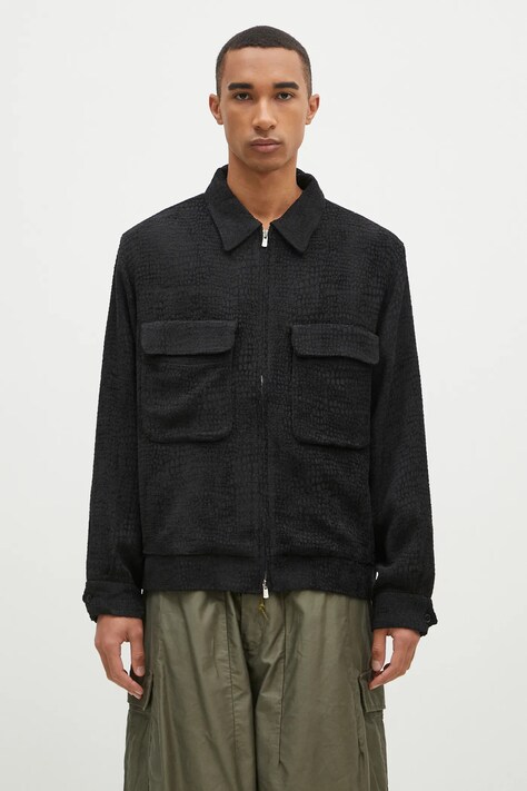 Needles jacket Sport Jacket men's black color PU132