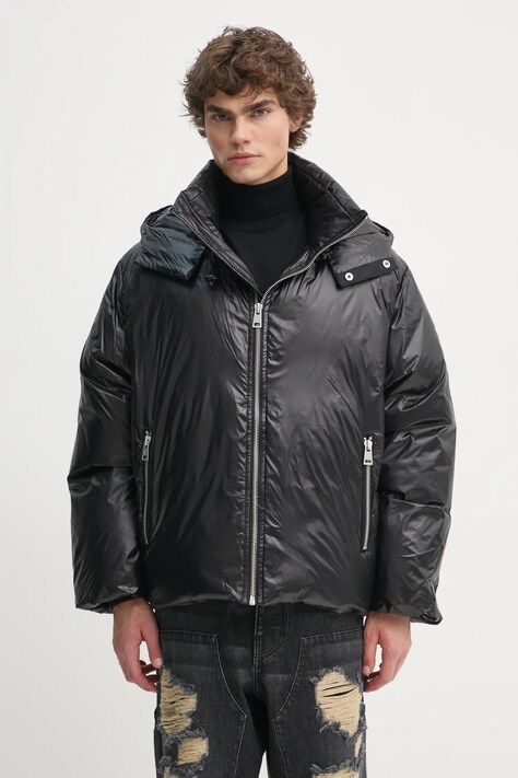 Études Studio geaca de puf barbati, culoarea negru, de iarna, oversize, H24MMOUT714