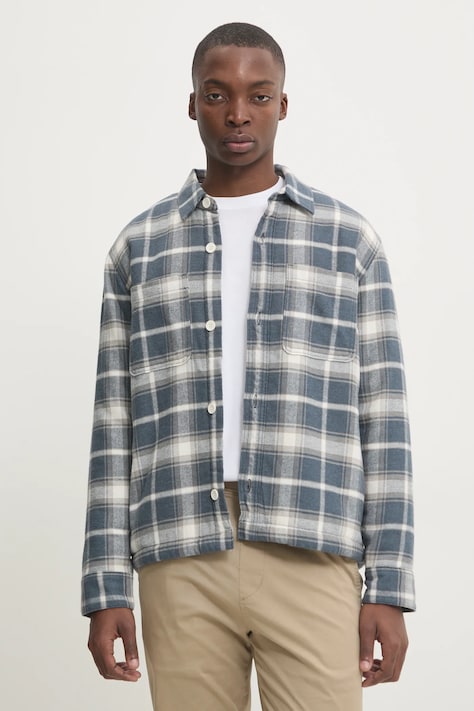 Bavlnená bunda Hollister Co. prechodná, KI325-4074