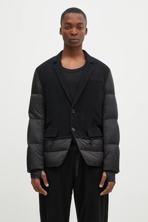 Vunena pernata jakna Undercover Jacket boja: crna, za prijelazno razdoblje, UC2D4103