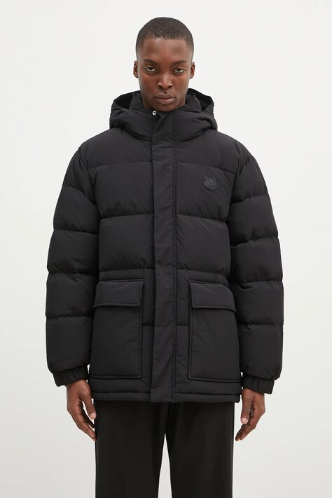 Maison Kitsuné down jacket Puffer men's black color NM02209WQ4031