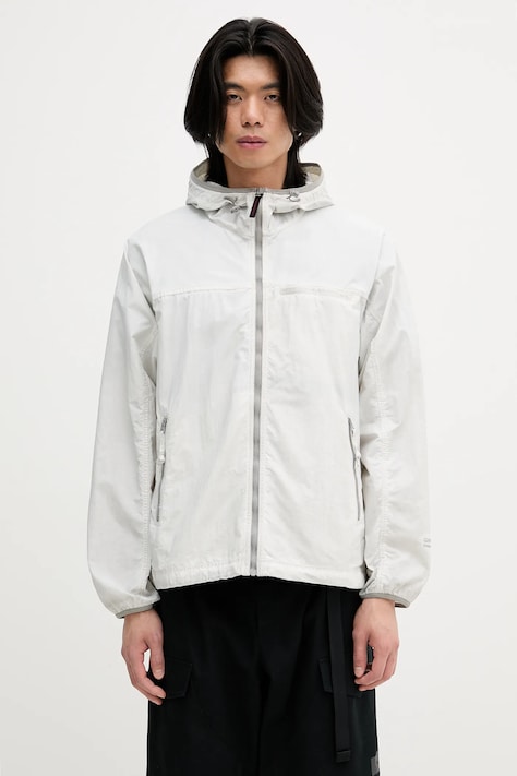 Jakna thisisneverthat x Gramicci Overdyed Light boja: siva, za prijelazno razdoblje, oversize, GM243WOWLS01
