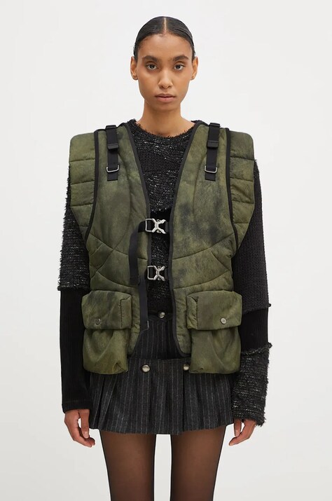 Безрукавка Andersson Bell Marble Padded Vest цвет зелёный переходная awa648m
