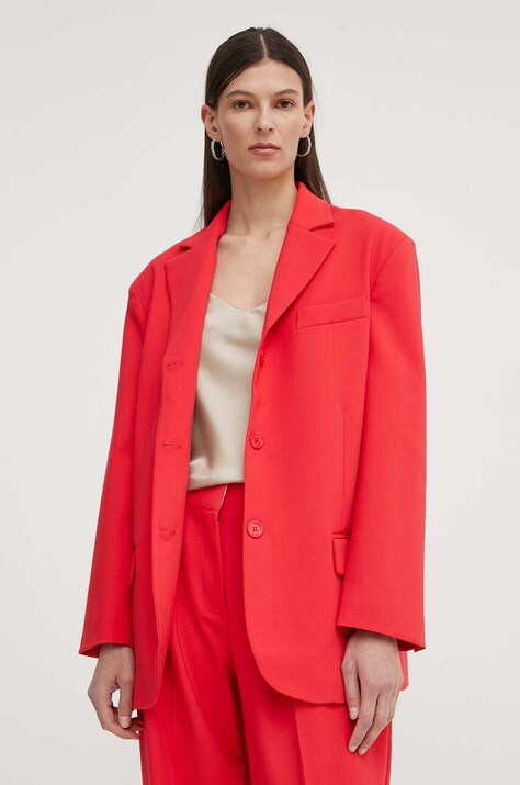 Піджак 2NDDAY 2ND Harry - Attired Suiting колір червоний однобортний однотонний 2244115119