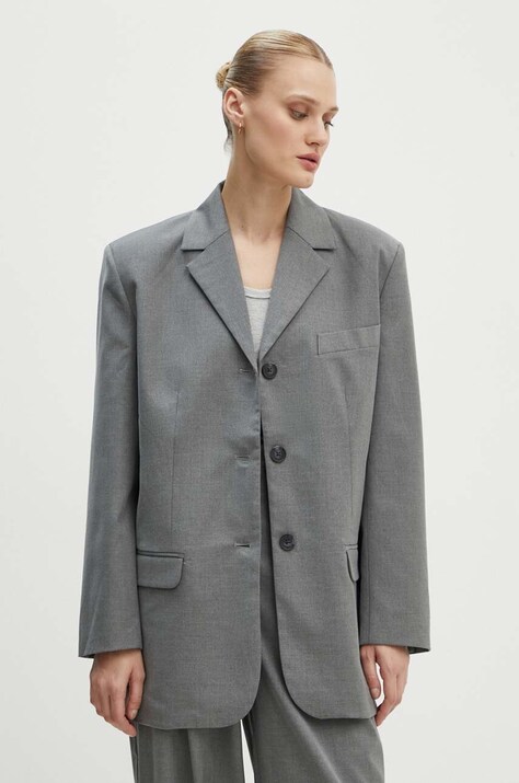 Sako 2NDDAY 2ND Harry - Classic Tailoring boja: siva, jednoredno zakopčavanje, bez uzorka, 2244115169