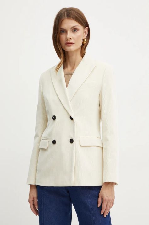 Weekend Max Mara blazer con aggiunta di lana colore beige  2425046062600