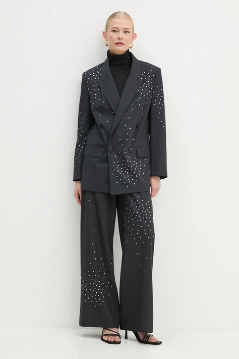 Піджак MAX&Co. колір сірий двобортний 2426046015200