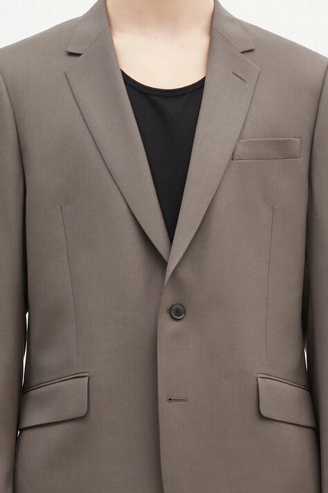 Вовняний костюм Paul Smith — AW24-KZM01C, коричневий — фото 8