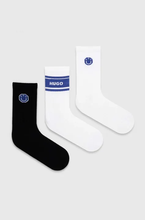 Čarape Hugo Blue 3-pack za žene, 50524385