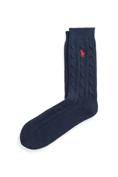 Nogavice Polo Ralph Lauren siva barva, 455955244