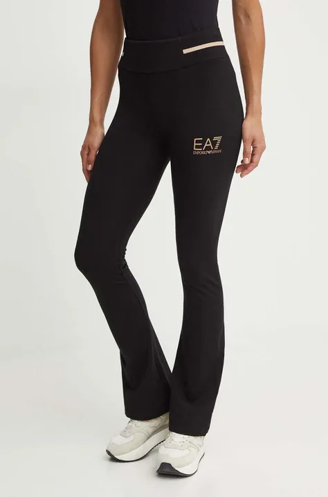 EA7 Emporio Armani pantaloni de trening culoarea negru, cu imprimeu, TJ01Z.8NTP68