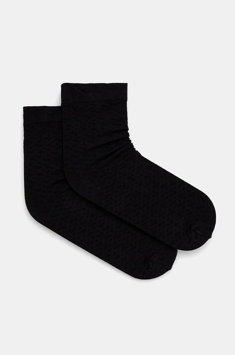 BOSS sosete femei, culoarea negru, 50518959