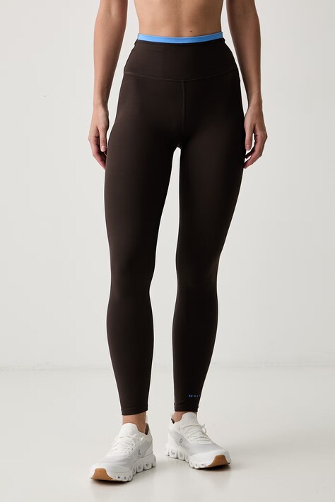 P.E Nation legginsy sportowe damskie Vita brązowe high waist 243G343