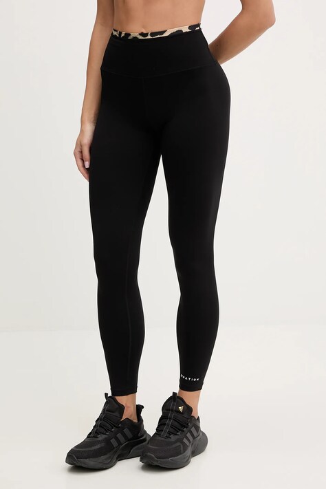 P.E Nation legginsy Vita damskie kolor czarny gładkie 243G343