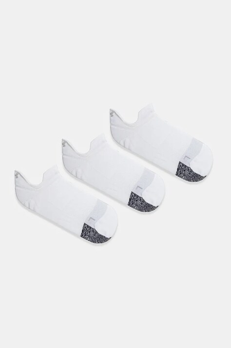 Under Armour sosete Breathe 3-pack femei, culoarea alb, 1387052