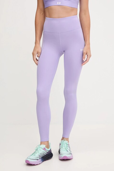 Under Armour legginsy treningowe Motion EMEA kolor fioletowy gładkie 1388649