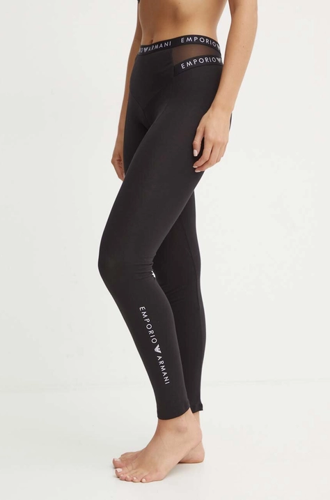 Emporio Armani Underwear legging fekete, női, sima, 164728 4F227