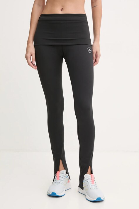 Тренировочные леггинсы adidas by Stella McCartney TrueStrength цвет чёрный однотонные IW0515