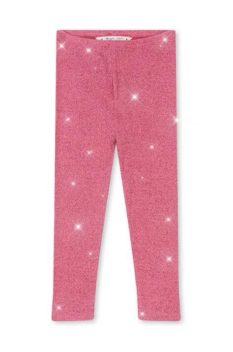 Konges Sløjd leggins copii ROLI PANTS culoarea roz, neted, KS101655