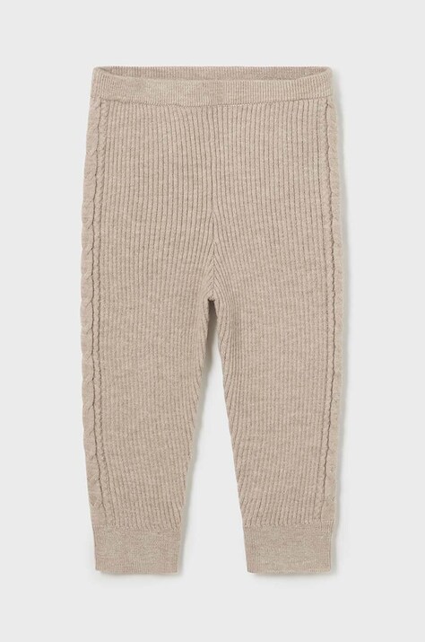 Mayoral leggings per bambini colore beige 10764