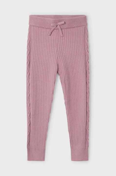 Mayoral leggins copii culoarea roz, neted, 10812