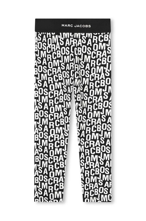Marc Jacobs gyerek legging fekete, mintás, W60245