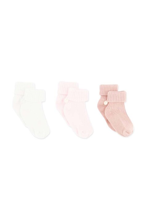 Tartine et Chocolat sosete copii 3-pack culoarea roz, TZ99000