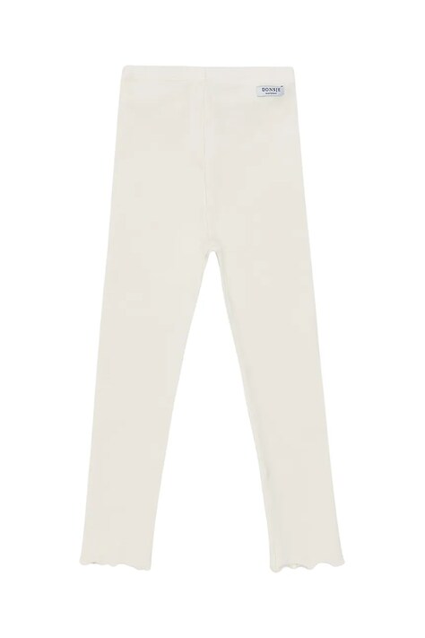 Дитячі легінси Donsje Joline Leggings колір бежевий однотонні 4080000