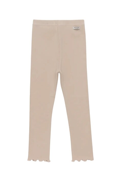 Donsje legginsy dziecięce Joline Leggings kolor beżowy gładkie 4080000