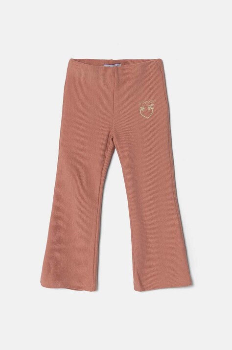Pinko Up pantaloni per bambini colore rosa F4PIBGLG150