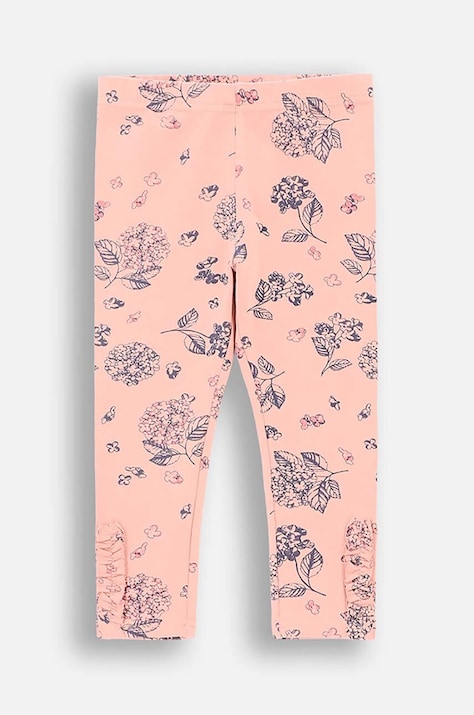 Coccodrillo leggins di cotone bambino/a colore rosa FLOWERS GIRL NEWBORN