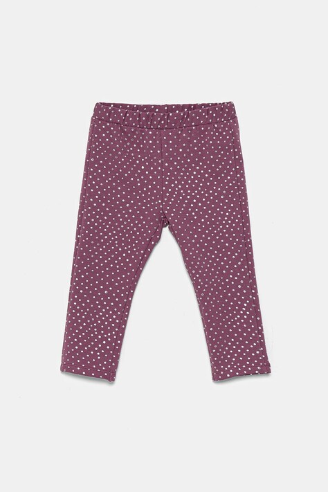 United Colors of Benetton leggins copii culoarea violet, modelator, 3S73GF04C