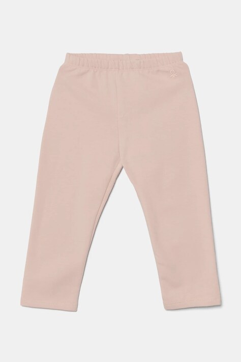 Детские леггинсы United Colors of Benetton цвет розовый однотонные 35Q2GF019
