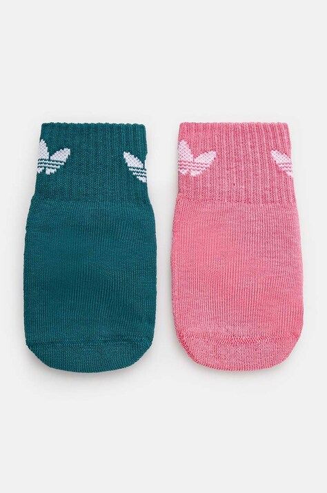 Детские носки adidas Originals ANT SLIP SOCK 2 шт цвет розовый IZ3472