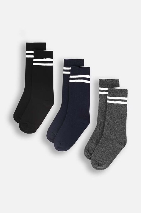 Dječje čarape Coccodrillo 3-pack boja: crna, BASIC SOCKS
