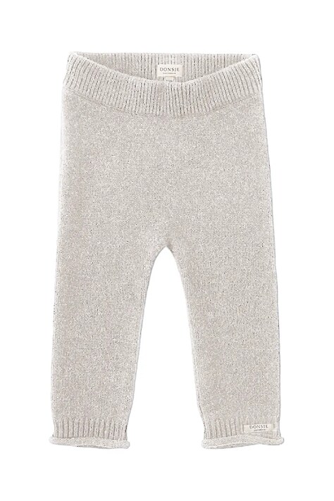 Donsje jambiere de lână pentru bebeluși Trig Merino Wool Trousers culoarea bej, neted, 3034800