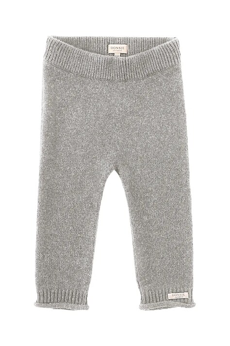 Donsje jambiere de lână pentru bebeluși Trig Merino Wool Trousers culoarea gri, neted, 3034800