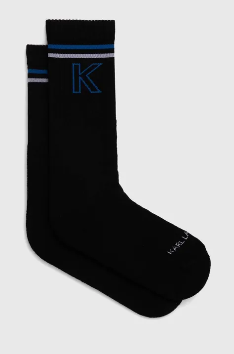 Ponožky Karl Lagerfeld pánské, černá barva, 543101.805509