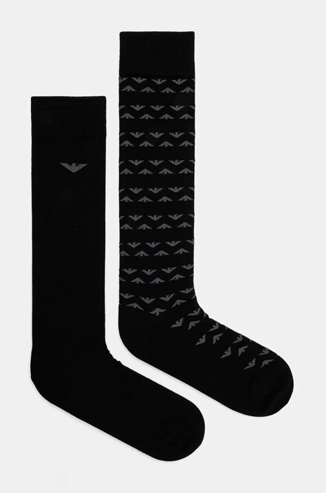 Носки Emporio Armani Underwear 2 шт мужские цвет чёрный 302301 4F292