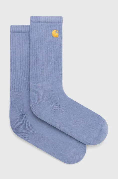 Carhartt WIP socks Chase Socks men's blue color I029421.29XXX