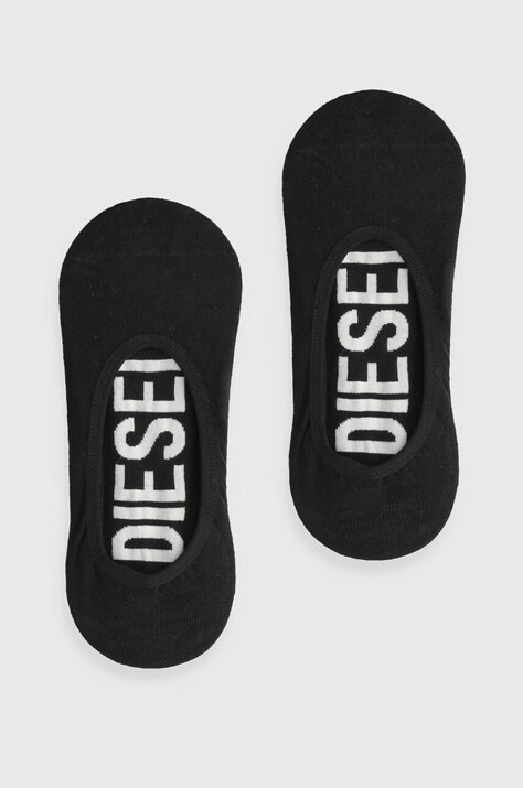 Κάλτσες Diesel SKM-HIDEPAT-TWOPACK SOCKS 2PACK 2-pack χρώμα: μαύρο, 00S0MG.0IQAS